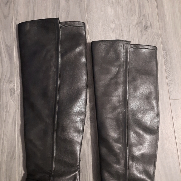 Stuart Weitzman Tall Platform Boots Size 9 - Picture 4 of 14